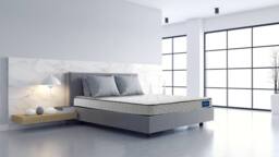 Bedzonline 7-Zone Hybrid Memory Foam & Spring Mattress - 2FT6 Small Single in Grey - thumbnail 4