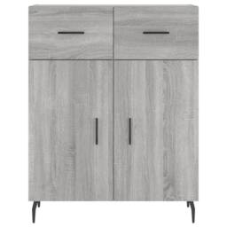 Berkfield Home Sideboard Grey Sonoma 69.5x34x90 cm Engineered Wood - thumbnail 6