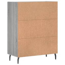 Berkfield Home Sideboard Grey Sonoma 69.5x34x90 cm Engineered Wood - thumbnail 8
