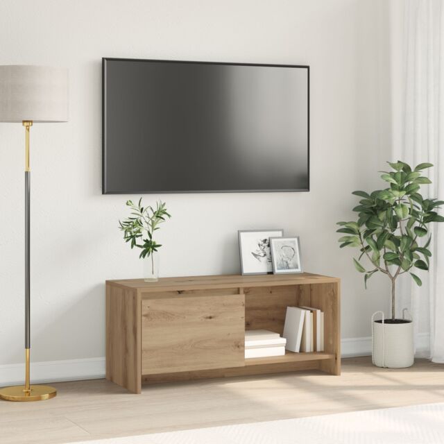 Berkfield Home TV Stand Artisan oak Engineered Wood - image 1