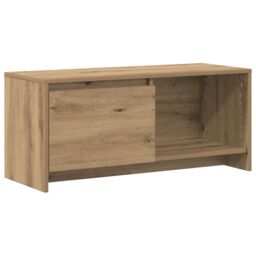Berkfield Home TV Stand Artisan oak Engineered Wood - thumbnail 2