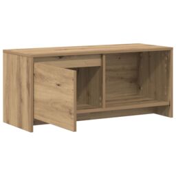 Berkfield Home TV Stand Artisan oak Engineered Wood - thumbnail 5