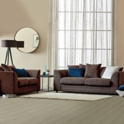 Furniture 786 Chicago Jumbo Cord 3&2 Seater Sofa Set in Chocolate - thumbnail 2