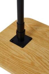H&O Direct C-Shaped Height Adjustment Side Table in Natural - thumbnail 7