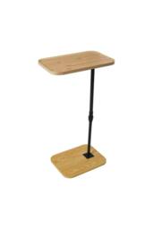 H&O Direct C-Shaped Height Adjustment Side Table in Natural - thumbnail 5