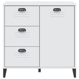 Berkfield Home Sideboard VIKEN White 80x40x80 cm Engineered Wood - Size: 80 x 40 x 80 cm - thumbnail 6
