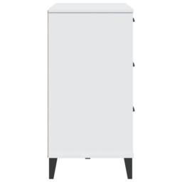 Berkfield Home Sideboard VIKEN White 80x40x80 cm Engineered Wood - Size: 80 x 40 x 80 cm - thumbnail 7