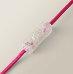 ValueLights Flo Pink Velvet Flamingo Bird Table Lamp With Tropical Palm Leaf Shade - thumbnail 4