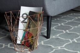 Orsina Stylish Copper Finish Storage Basket, Functional Storage Basket For Kitchen, Durable Decorative Basket - thumbnail 3
