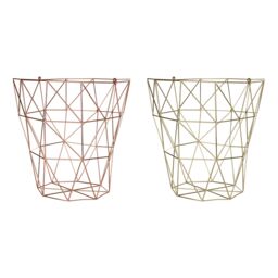 Orsina Stylish Copper Finish Storage Basket, Functional Storage Basket For Kitchen, Durable Decorative Basket - thumbnail 2