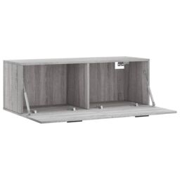 Berkfield Home Wall Cabinet Grey Sonoma 100x36.5x35 cm Engineered Wood - thumbnail 6