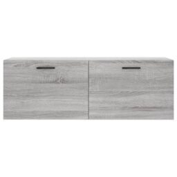 Berkfield Home Wall Cabinet Grey Sonoma 100x36.5x35 cm Engineered Wood - thumbnail 5