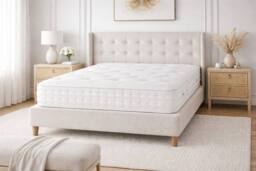 Chester & Oakley Backcare Support Pocket Spring Mattress - 25cm in White - Size: King