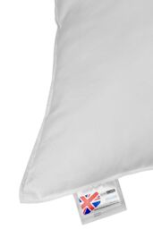 Homescapes Goose Feather & Down Euro Continental Square Pillow Pair-80cm x 80cm in White - Size: 80 cm x 80 cm - thumbnail 4
