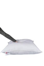 Homescapes Goose Feather & Down Euro Continental Square Pillow Pair-80cm x 80cm in White - Size: 80 cm x 80 cm - thumbnail 3