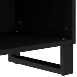 Berkfield Home TV Cabinet 80x33x46 cm Solid Wood Mango&Engineered Wood in Brown - Size: 80 x 33 x 46 cm - thumbnail 8