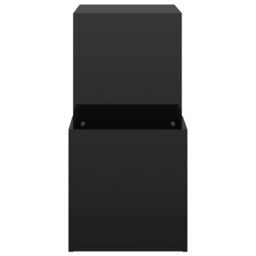 Berkfield Home Hall Shoe Cabinet High Gloss Black 105x35.5x70 cm Engineered Wood - thumbnail 6