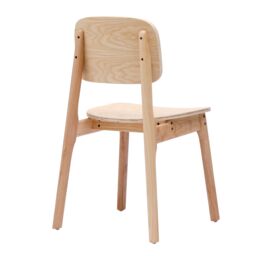 Nordlys Set of 2 Scandinavian Solid Wood Dining Room Chairs in Light Oak - thumbnail 7