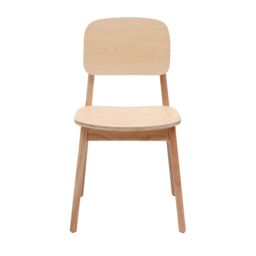 Nordlys Set of 2 Scandinavian Solid Wood Dining Room Chairs in Light Oak - thumbnail 8