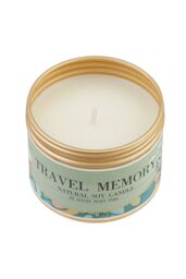 SHEONLY Kiwi Fruit Soy Wax Scented Candle in Aluminum Tin in Green - thumbnail 4