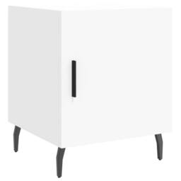 Berkfield Home Bedside Cabinets 2 pcs White 40x40x50 cm Engineered Wood - Size: 40 x 40 x 50 cm - thumbnail 5