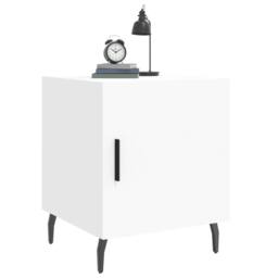 Berkfield Home Bedside Cabinets 2 pcs White 40x40x50 cm Engineered Wood - Size: 40 x 40 x 50 cm - thumbnail 4