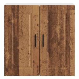 Berkfield Home Kitchen Wall Cabinet Porto Old Wood Engineered Wood in Brown - thumbnail 6