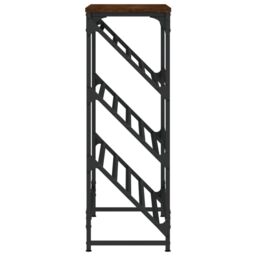 Berkfield Home Shoe Rack Brown Oak 90x30x85 cm Engineered Wood - Size: 90 x 30 x 85 cm - thumbnail 5