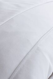 Bianca Luxury 800 Thread Count Cotton Sateen Duvet Cover Set in White - Size: King - thumbnail 3