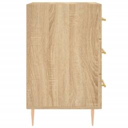 Berkfield Home Bedside Cabinet Sonoma Oak 40x40x66 cm Engineered Wood in Brown - Size: 40 x 40 x 66 cm - thumbnail 6