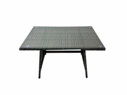 Fimous Patio Furniture Sets with Dining Table Corner Sofa Set Dark Grey Mixed - thumbnail 2