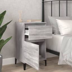 Berkfield Home Elegant Bedside Cabinets 2 pcs Grey Sonoma 40x35x70 cm - Size: 40 x 35 x 70 cm - thumbnail 1