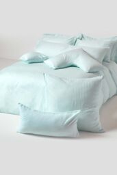 Homescapes Egyptian Cotton Ultrasoft Body Pillowcase 330 TC in Light Blue - thumbnail 5