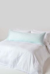 Homescapes Egyptian Cotton Ultrasoft Body Pillowcase 330 TC in Light Blue - thumbnail 2