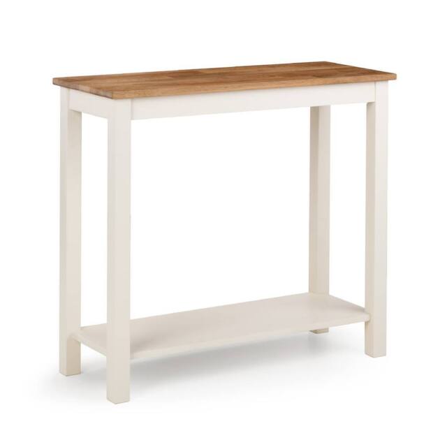 Cheshire Kirkhaven 90cm Console Table in Ivory & Oak in Light Oak - image 1