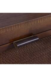 Teamson Home Hatteras Chest of Drawers 6 Drawer Bedroom Dresser in Walnut - thumbnail 8