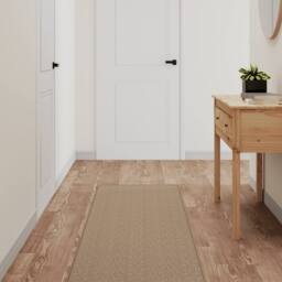 Berkfield Home Elegant Carpet Runner Sisal Look Sand 50x150 cm in Beige - Size: 100 cm diameter - thumbnail 2
