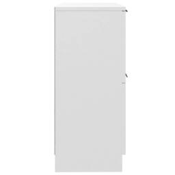 Berkfield Home Sideboards 2 pcs White 30x30x70 cm Engineered Wood - Size: 30 x 30 x 70 cm - thumbnail 7