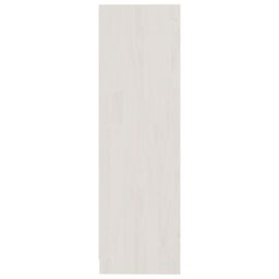 Berkfield Home Book Cabinet/Room Divider White 104x33.5x110 cm Solid Pinewood - thumbnail 6
