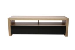 Orsina 2 Drawers & 1 Shelf Coffee Table, Modern Coffee Table That Has Storage, Wooden Coffee Table For Home in Natural - thumbnail 2
