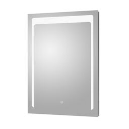 Balterley Rectangular LED Illuminated Touch Mirror & Demister 700x500mm - Chrome in Silver