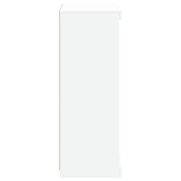 Berkfield Home Sideboard with LED Lights White 41x37x100 cm - Size: 41 x 37 x 100 cm - thumbnail 7