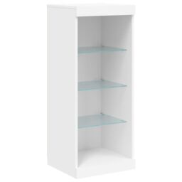 Berkfield Home Sideboard with LED Lights White 41x37x100 cm - Size: 41 x 37 x 100 cm - thumbnail 5