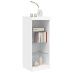 Berkfield Home Sideboard with LED Lights White 41x37x100 cm - Size: 41 x 37 x 100 cm - thumbnail 4
