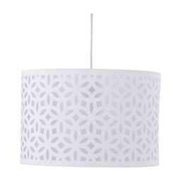 First Choice Lighting Set of 2 White Laser Cut 30cm Pendant Lightshades - thumbnail 3
