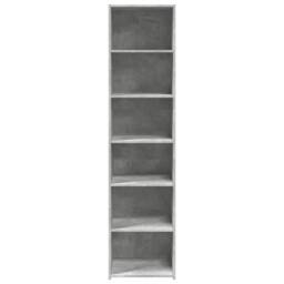 Berkfield Home Highboard Concrete Grey 45x41x185 cm Engineered Wood - Size: 45 x 41 x 185 cm - thumbnail 4