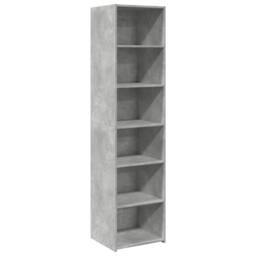 Berkfield Home Highboard Concrete Grey 45x41x185 cm Engineered Wood - Size: 45 x 41 x 185 cm - thumbnail 3