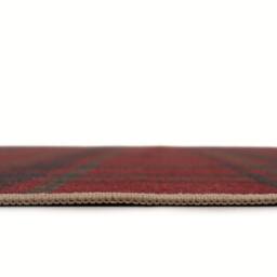 Kukoon Red Green Tartan Soft Chenille Washable Living Room Area Rug - Size: 80 cm x 150 cm - thumbnail 6