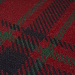 Kukoon Red Green Tartan Soft Chenille Washable Living Room Area Rug - Size: 80 cm x 150 cm - thumbnail 8