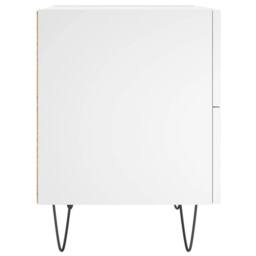 Berkfield Home Modern Bedside Cabinets 2 pcs White 40x35x47.5 cm Engineered Wood - thumbnail 7